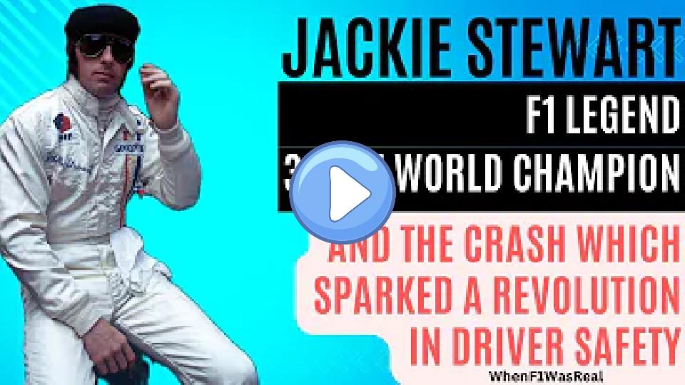 Play video: Jackie Stewart, F1 legend and three-time World Champion, and the accident that nearly ended it all Video thumb: Jackie Stewart, F1 legend and three-time World Champion, and the accident that nearly ended it all