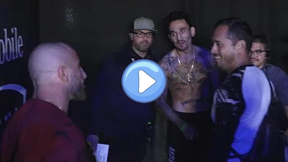 Play video: Verbal Altercation | Alexander Volkanovski and Max Holloway Backstage at UFC 276 Video thumb: Verbal Altercation | Alexander Volkanovski and Max Holloway Backstage at UFC 276
