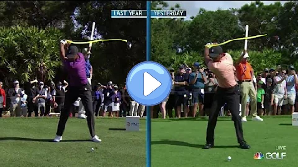 Play video: Tiger Woods' Golf Swing Before and After His Car Crash Video thumb: Tiger Woods' Golf Swing Before and After His Car Crash