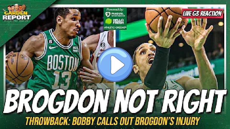 Play video: Bobby Manning Criticizes Malcolm Brogdon's Performance Due to Injury After Scoring 0 Points in Game 3 Video thumb: Bobby Manning Criticizes Malcolm Brogdon's Performance Due to Injury After Scoring 0 Points in Game 3
