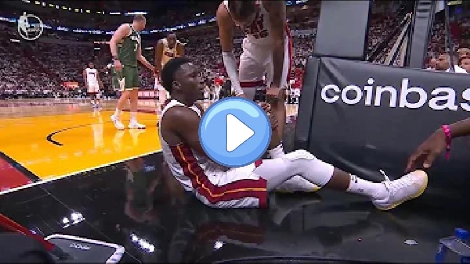 Play video: Victor Oladipo Injures Knee Against Bucks Video thumb: Victor Oladipo Injures Knee Against Bucks