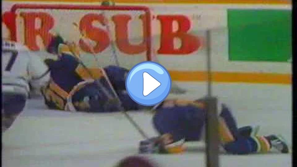 Play video: Wendel Clark hits Curtis Joseph in the face with a slap shot - 1993 playoffs Video thumb: Wendel Clark hits Curtis Joseph in the face with a slap shot - 1993 playoffs