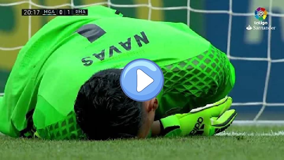 Play video: Free kick by Sandro cleared by Keylor Navas Video thumb: Free kick by Sandro cleared by Keylor Navas