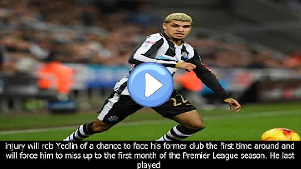 Play video: DeAndre Yedlin to miss start of Premier League season due to injury Video thumb: DeAndre Yedlin to miss start of Premier League season due to injury