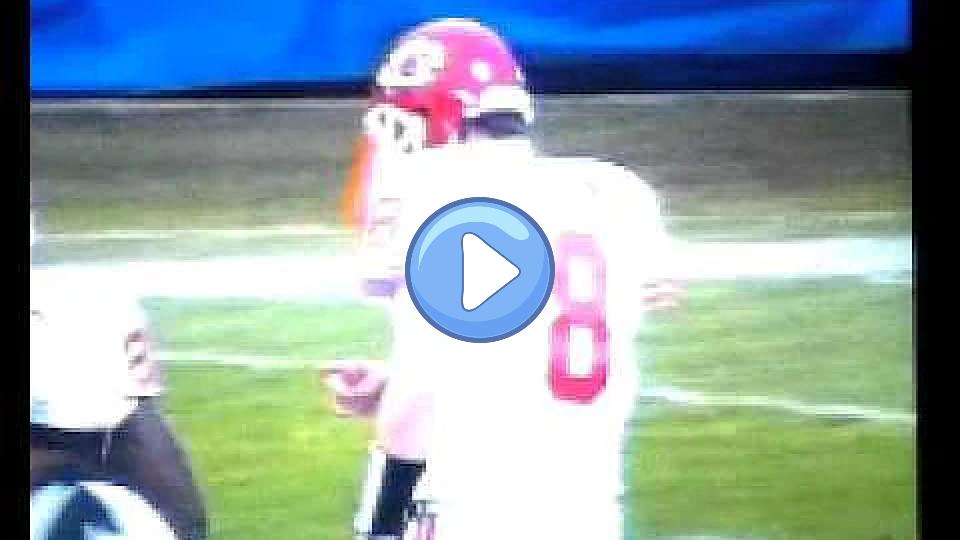 Play video: On the first play, Kyle Orton gets hurt. Video thumb: On the first play, Kyle Orton gets hurt.