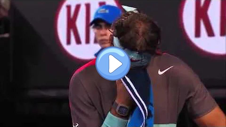 Play video: Rafael Nadal's Injury at the Australian Open Video thumb: Rafael Nadal's Injury at the Australian Open