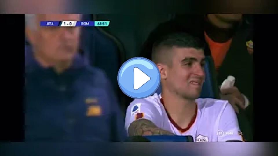 Video thumb: Dybala was injured during the Roma vs. Atalanta match.