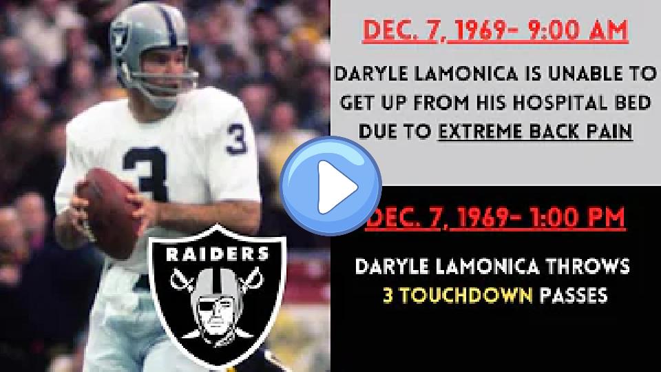 Play video: The Craziest Moment of Daryle Lamonica's Career | Bengals vs. Raiders (1969) Video thumb: The Craziest Moment of Daryle Lamonica's Career | Bengals vs. Raiders (1969)