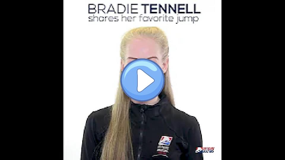 Play video: Bradie Tennell on her triple lutz Video thumb: Bradie Tennell on her triple lutz