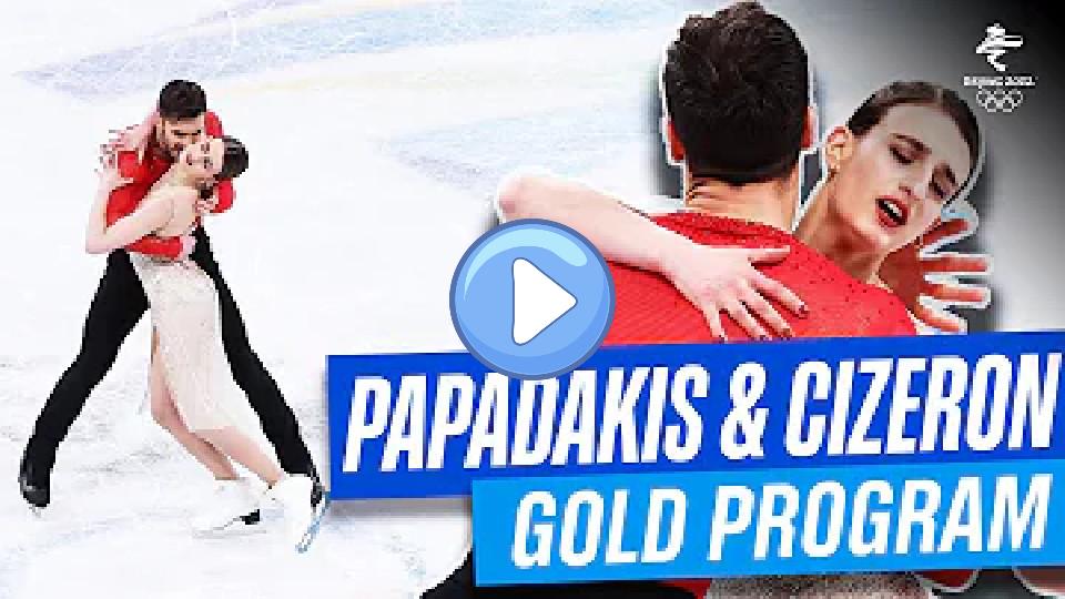 Play video: Stunning gold performance by Papadakis and Cizeron! ⛸ Video thumb: Stunning gold performance by Papadakis and Cizeron! ⛸
