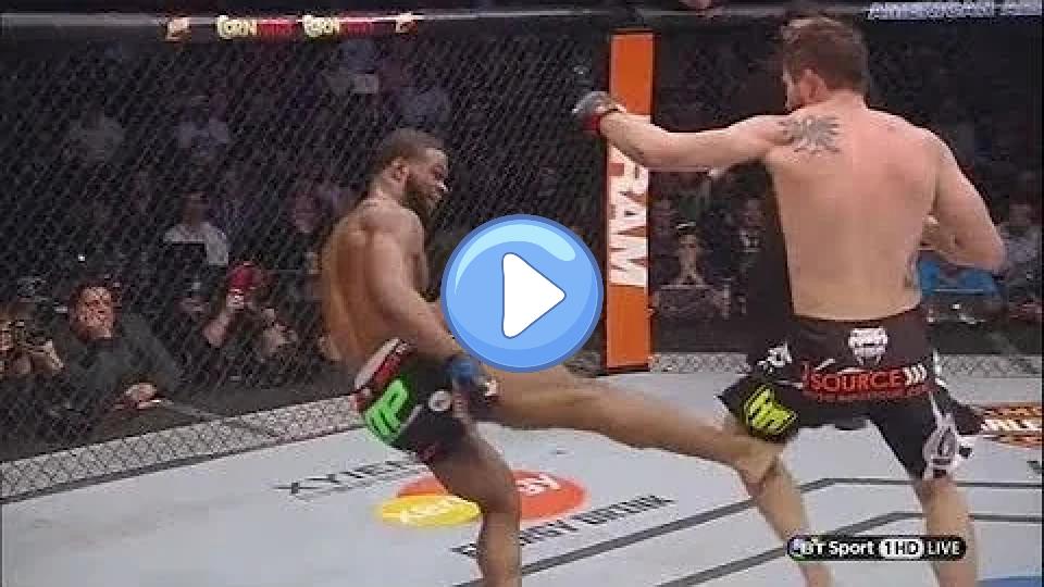 Play video: Tyron Woodley injures Carlos Condit's knee Video thumb: Tyron Woodley injures Carlos Condit's knee