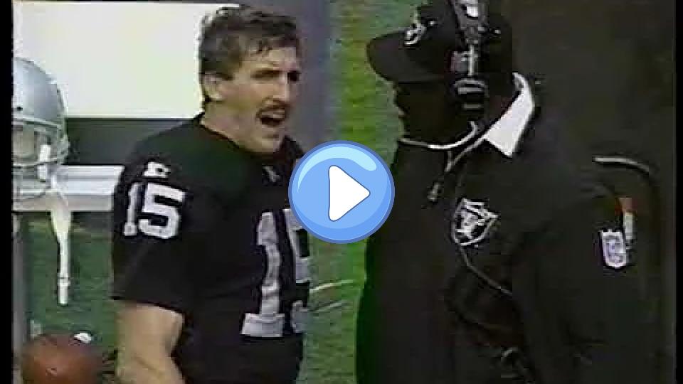Play video: Los Angeles Raiders vs Miami Dolphins (October 16, 1994) Video thumb: Los Angeles Raiders vs Miami Dolphins (October 16, 1994)