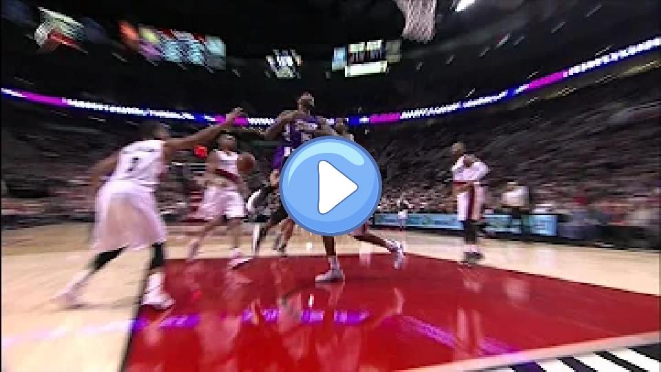 Play video: LaMarcus Aldridge Hand Injury: Sacramento Kings at Portland Trail Blazers Video thumb: LaMarcus Aldridge Hand Injury: Sacramento Kings at Portland Trail Blazers
