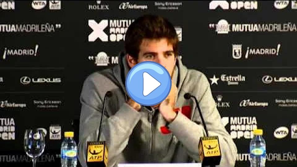 Play video: Del Potro Discusses Injury That Forced Madrid Withdrawal Video thumb: Del Potro Discusses Injury That Forced Madrid Withdrawal