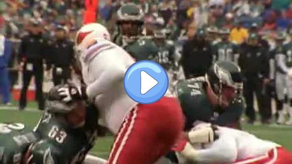 Play video: McNabb plays with a broken ankle. Video thumb: McNabb plays with a broken ankle.