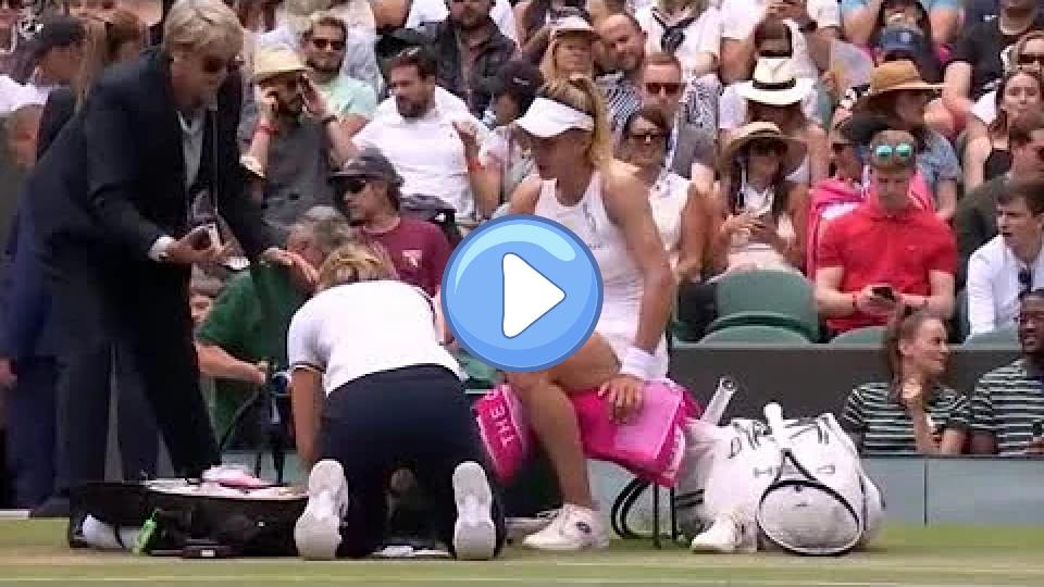 Play video: Lesia Tsurenko πΊπ¦ suffers an injury π€π π¨ vs. Jessica Pegula - Live Wimbledon Tennis Coverage Video thumb: Lesia Tsurenko πΊπ¦ suffers an injury π€π π¨ vs. Jessica Pegula - Live Wimbledon Tennis Coverage