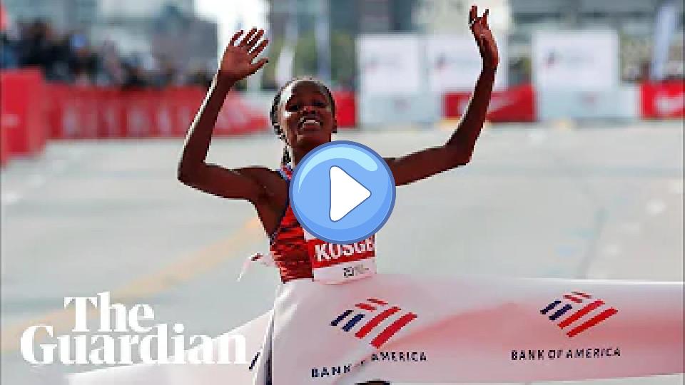 Play video: Brigid Kosgei breaks the marathon world record by 81 seconds Video thumb: Brigid Kosgei breaks the marathon world record by 81 seconds