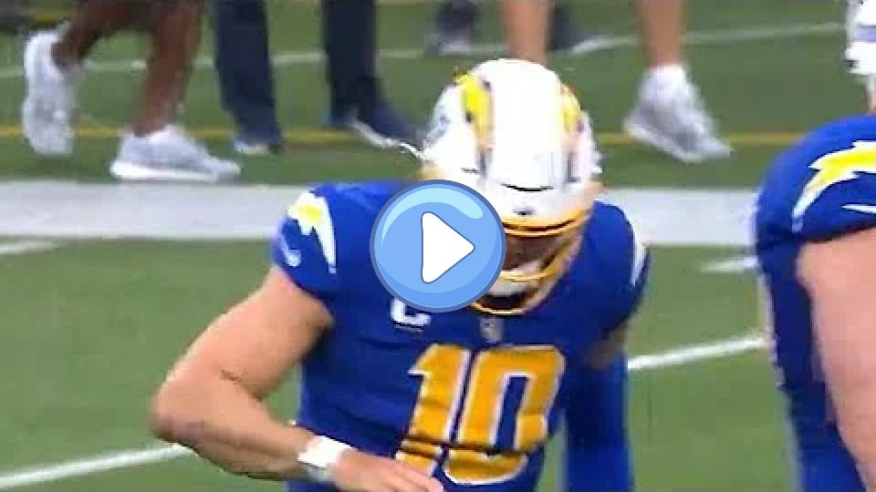Play video: Justin Herbert Suffers Finger Injury Against Broncos (Out of Game) Video thumb: Justin Herbert Suffers Finger Injury Against Broncos (Out of Game)