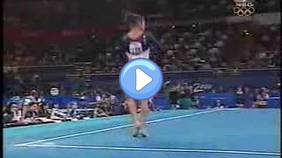Play video: Tasha Schwikert - 2000 Olympic Team Finals - Floor Exercise Video thumb: Tasha Schwikert - 2000 Olympic Team Finals - Floor Exercise