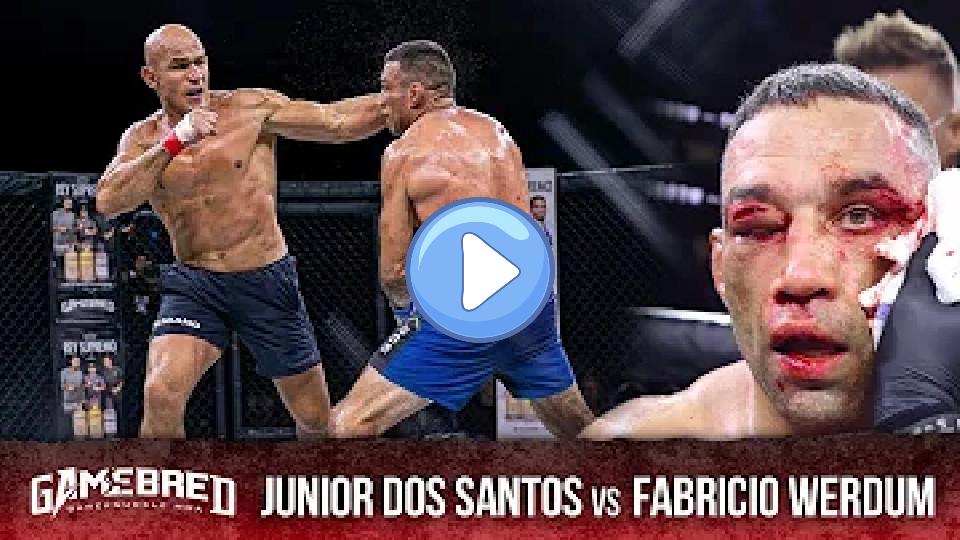 Play video: Gamebred Bareknuckle 5: Junior Dos Santos vs. Fabricio Werdum Video thumb: Gamebred Bareknuckle 5: Junior Dos Santos vs. Fabricio Werdum