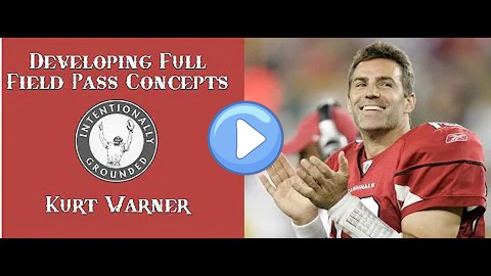 Play video: Developing Full-Field Pass Concepts with Kurt Warner Video thumb: Developing Full-Field Pass Concepts with Kurt Warner