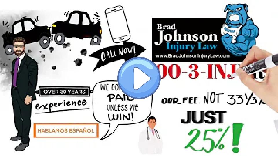 Play video: Been injured in an accident? Call Brad Johnson Injury Law! Video thumb: Been injured in an accident? Call Brad Johnson Injury Law!