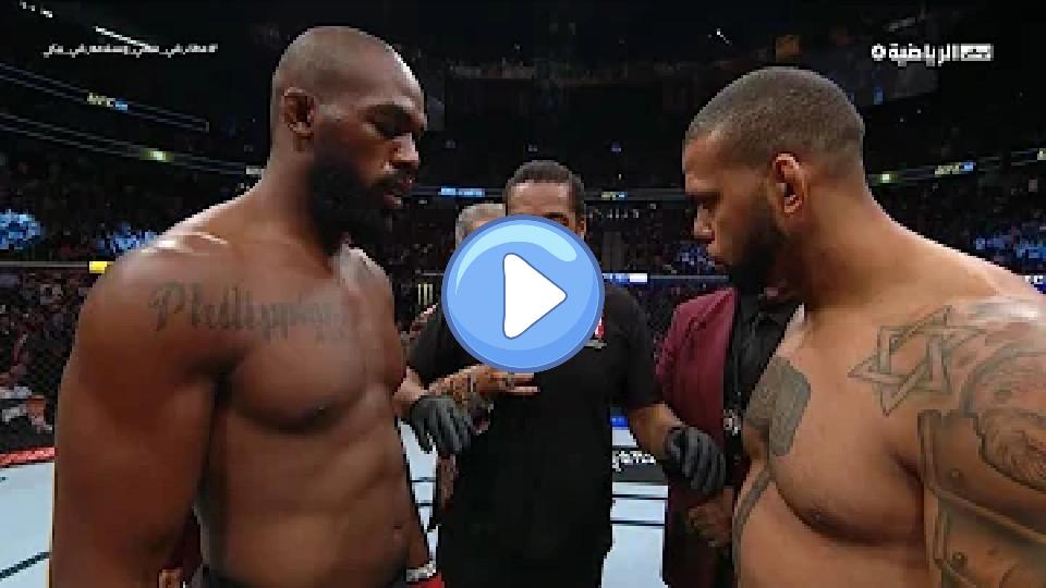 Play video: Jon Jones vs. Thiago Santos Video thumb: Jon Jones vs. Thiago Santos