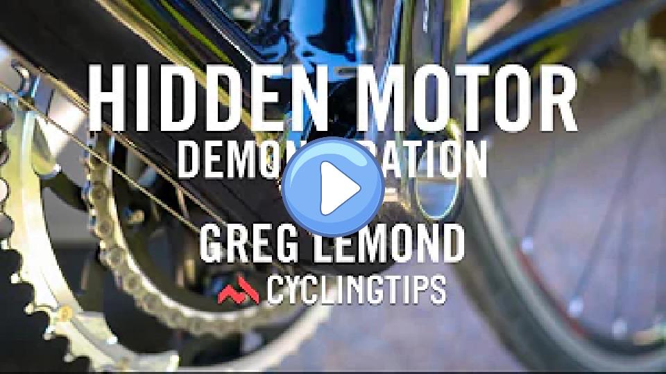 Play video: Hidden motor demonstration with Greg LeMond Video thumb: Hidden motor demonstration with Greg LeMond