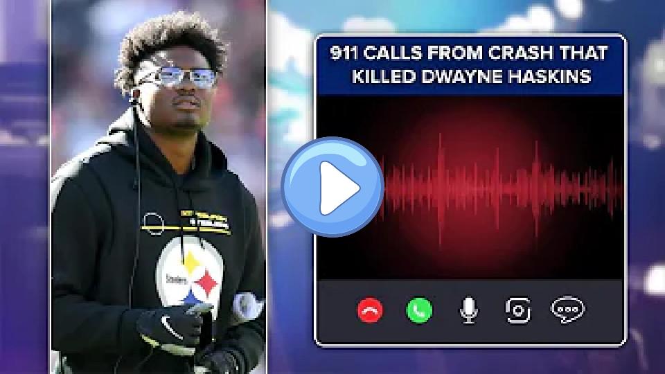 Play video: Police release 911 audio from the crash that killed Dwayne Haskins Video thumb: Police release 911 audio from the crash that killed Dwayne Haskins