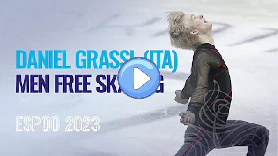 Play video: Daniel Grassl (ITA) | Men's Free Skating | Espoo 2023 | #EuroFigure Video thumb: Daniel Grassl (ITA) | Men's Free Skating | Espoo 2023 | #EuroFigure