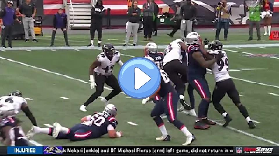 Play video: Mac Jones Leg Injury vs. Ravens | Full Video Video thumb: Mac Jones Leg Injury vs. Ravens | Full Video