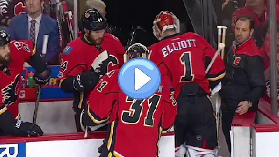 Video thumb: Elliott gets pulled after allowing an early bad goal.