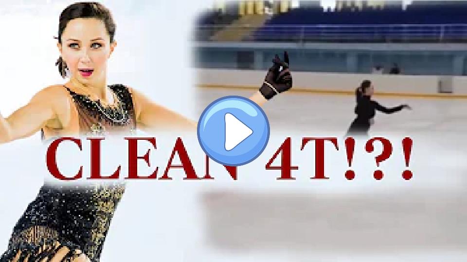 Play video: Clean quad toe loop by Elizabeth Tuktamysheva? Yes, depending on how you consider the landing! Video thumb: Clean quad toe loop by Elizabeth Tuktamysheva? Yes, depending on how you consider the landing!