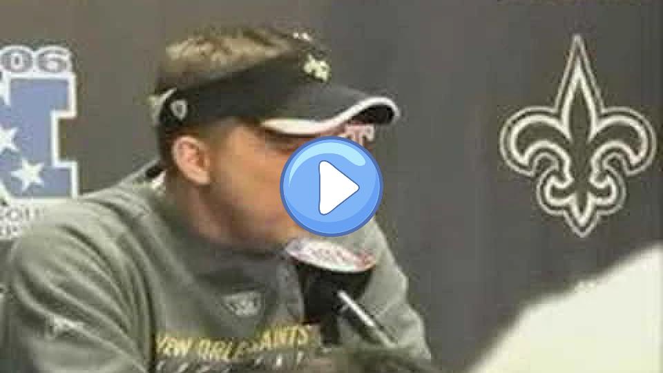 Video thumb: Saints Coach Sean Payton on Chicago QB Rex Grossman.