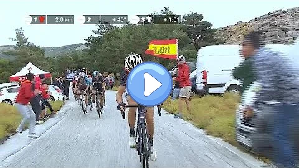 Play video: Nibali attacks again! - Stage 11 - La Vuelta 2017 Video thumb: Nibali attacks again! - Stage 11 - La Vuelta 2017