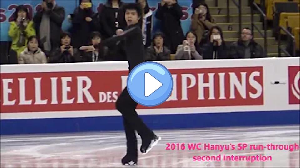 Video thumb: Yuzuru Hanyu was interrupted by Denis Ten.