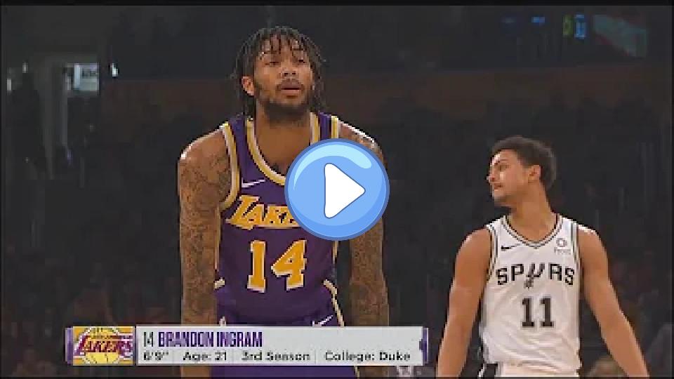 Play video: Brandon Ingram Injury // LaMarcus Aldridge Dirty Play!! Lakers vs Spurs Video thumb: Brandon Ingram Injury // LaMarcus Aldridge Dirty Play!! Lakers vs Spurs