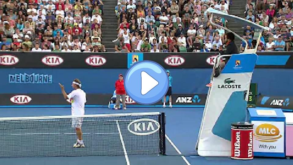 Play video: David Nalbandian Loses Control | Australian Open 2012 Video thumb: David Nalbandian Loses Control | Australian Open 2012