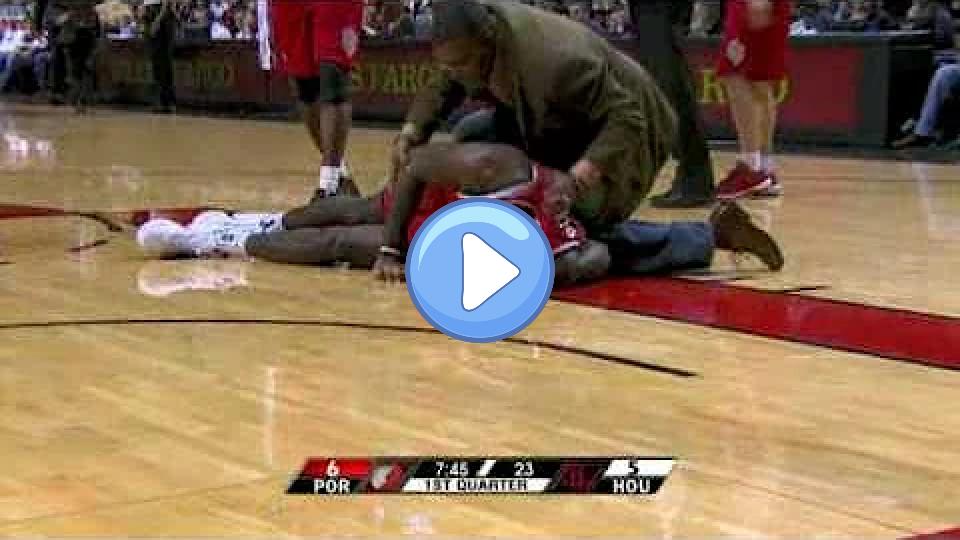 Play video: Greg Oden's Injury Video thumb: Greg Oden's Injury