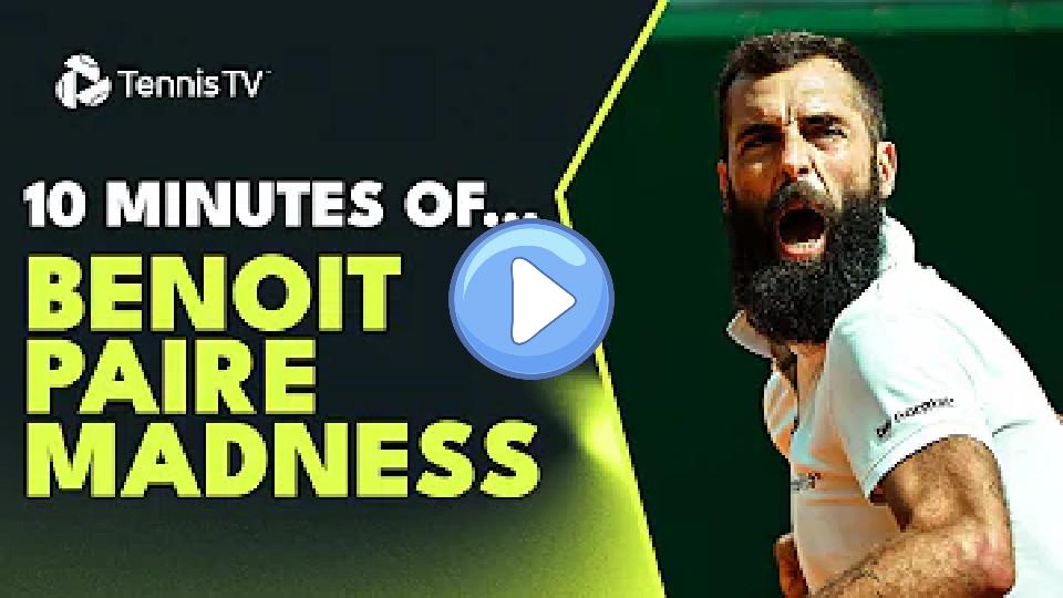 Play video: 10 Minutes of Benoit Paire Madness! Video thumb: 10 Minutes of Benoit Paire Madness!