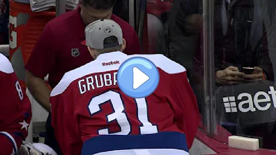 Play video: Gotta See It: Holtby fuming after being taken out Video thumb: Gotta See It: Holtby fuming after being taken out