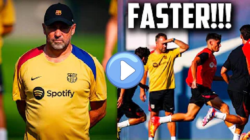 Play video: Hansi Flick shocks Barcelona players at first training! This is what happened! Video thumb: Hansi Flick shocks Barcelona players at first training! This is what happened!