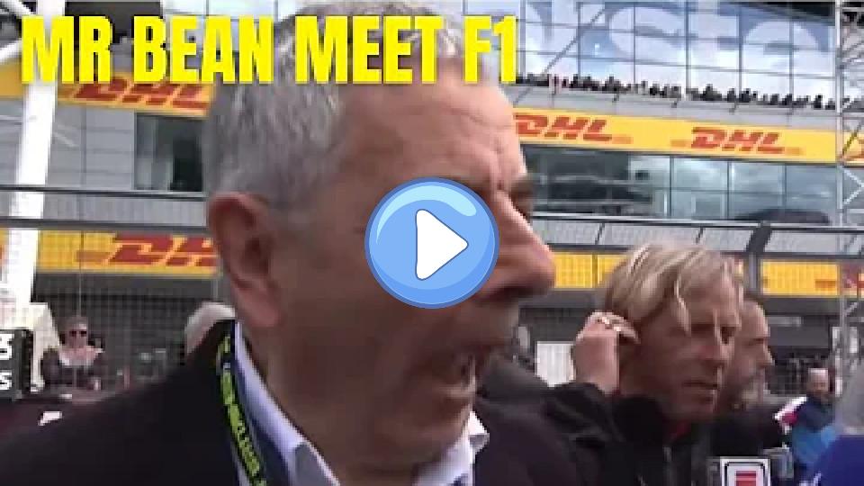 Video thumb: Rowan Atkinson (Mr. Bean) is making fun of the way Martin Brundle speaks, and he doesn't even know it.