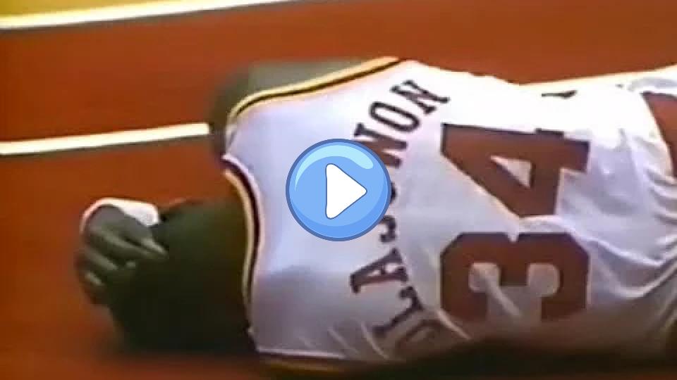 Play video: Hakeem Olajuwon Breaks His Face (via Bill Cartwright's Elbow) Video thumb: Hakeem Olajuwon Breaks His Face (via Bill Cartwright's Elbow)