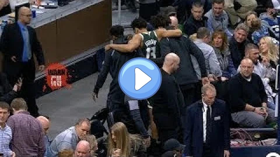 Play video: Malcolm Brogdon Down Hard Due to His Knee Video thumb: Malcolm Brogdon Down Hard Due to His Knee