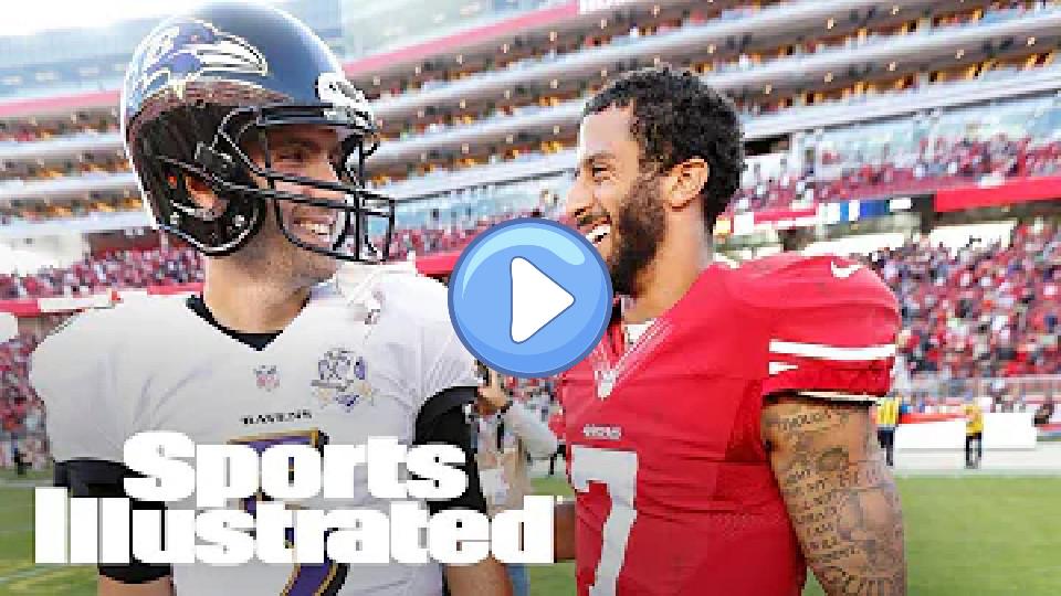 Play video: Baltimore Ravens: Could Joe Flacco's Injury Lead to Colin Kaepernick? | SI Now | Sports Illustrated Video thumb: Baltimore Ravens: Could Joe Flacco's Injury Lead to Colin Kaepernick? | SI Now | Sports Illustrated