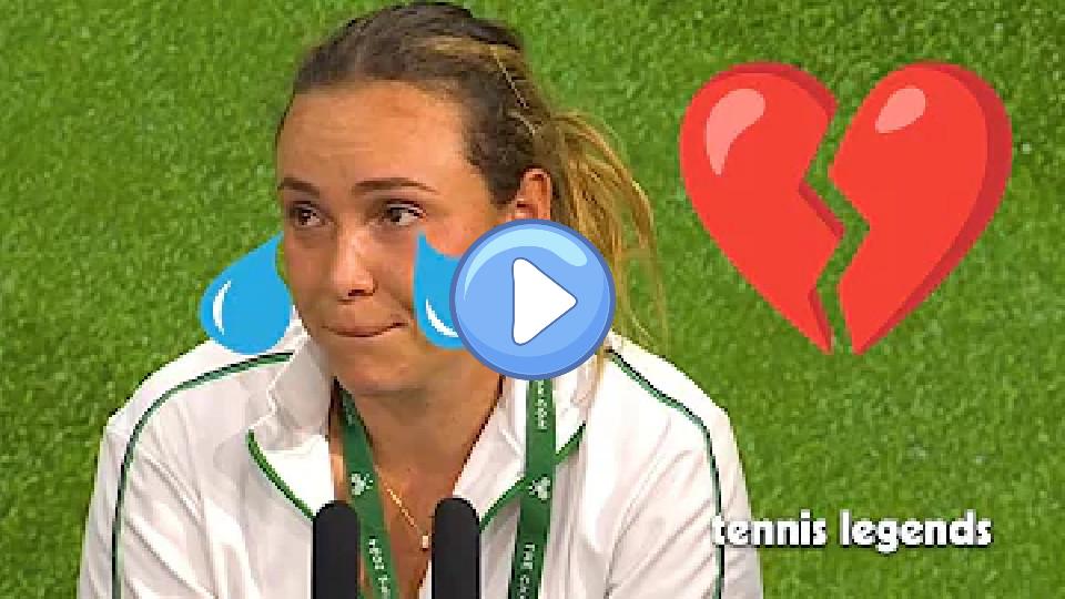 Play video: Donna Vekic in Emotional Tears During Press Conference Video thumb: Donna Vekic in Emotional Tears During Press Conference