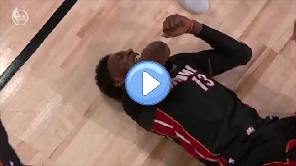 Play video: Bam Adebayo Suffers Scary Injury | Lakers vs. Heat Game 1 | 2020 NBA Finals Video thumb: Bam Adebayo Suffers Scary Injury | Lakers vs. Heat Game 1 | 2020 NBA Finals