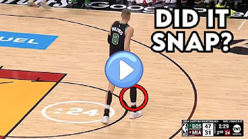 Play video: Kristaps Porzingis Limps Off with Non-Contact Leg Injury - Doctor Explains Video thumb: Kristaps Porzingis Limps Off with Non-Contact Leg Injury - Doctor Explains