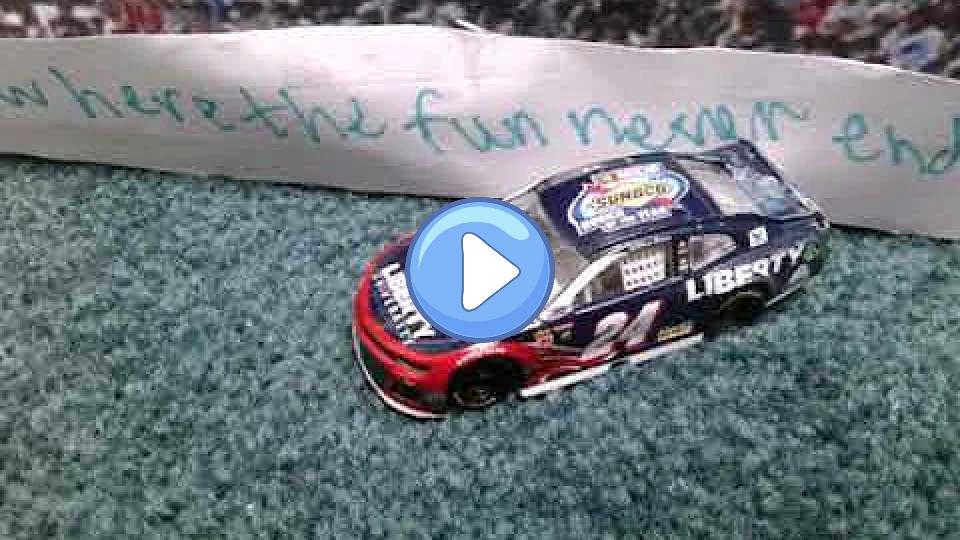 Play video: William Byron involved in crash with damage! Video thumb: William Byron involved in crash with damage!